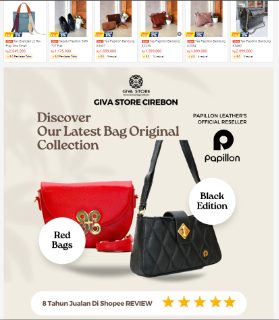 Toko Tas Papillon Shopee: 7 Ciri Resmi Terpercaya!