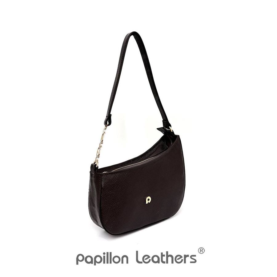 Kualitas kulit asli pada tas Papillon Bandung