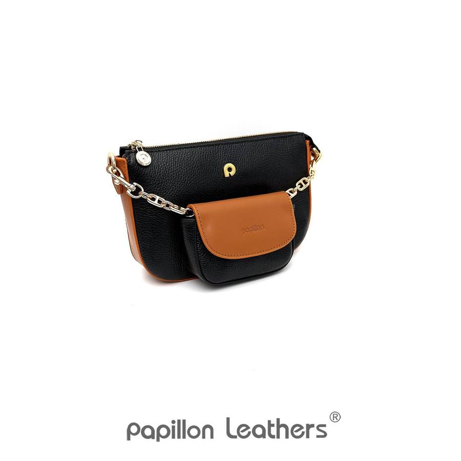 Proses penjahitan tas kulit di pabrik tas Papillon Leather