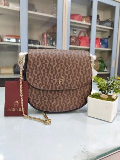 Tas Aigner Ave Crossbody Fango