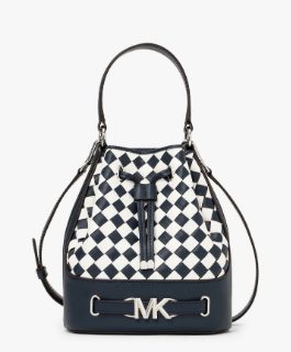 Tas Michael Kors Reed Med Belted bucket Messenger Navy