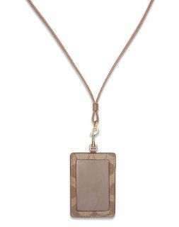 Coach 63274 Signature PVC Id card